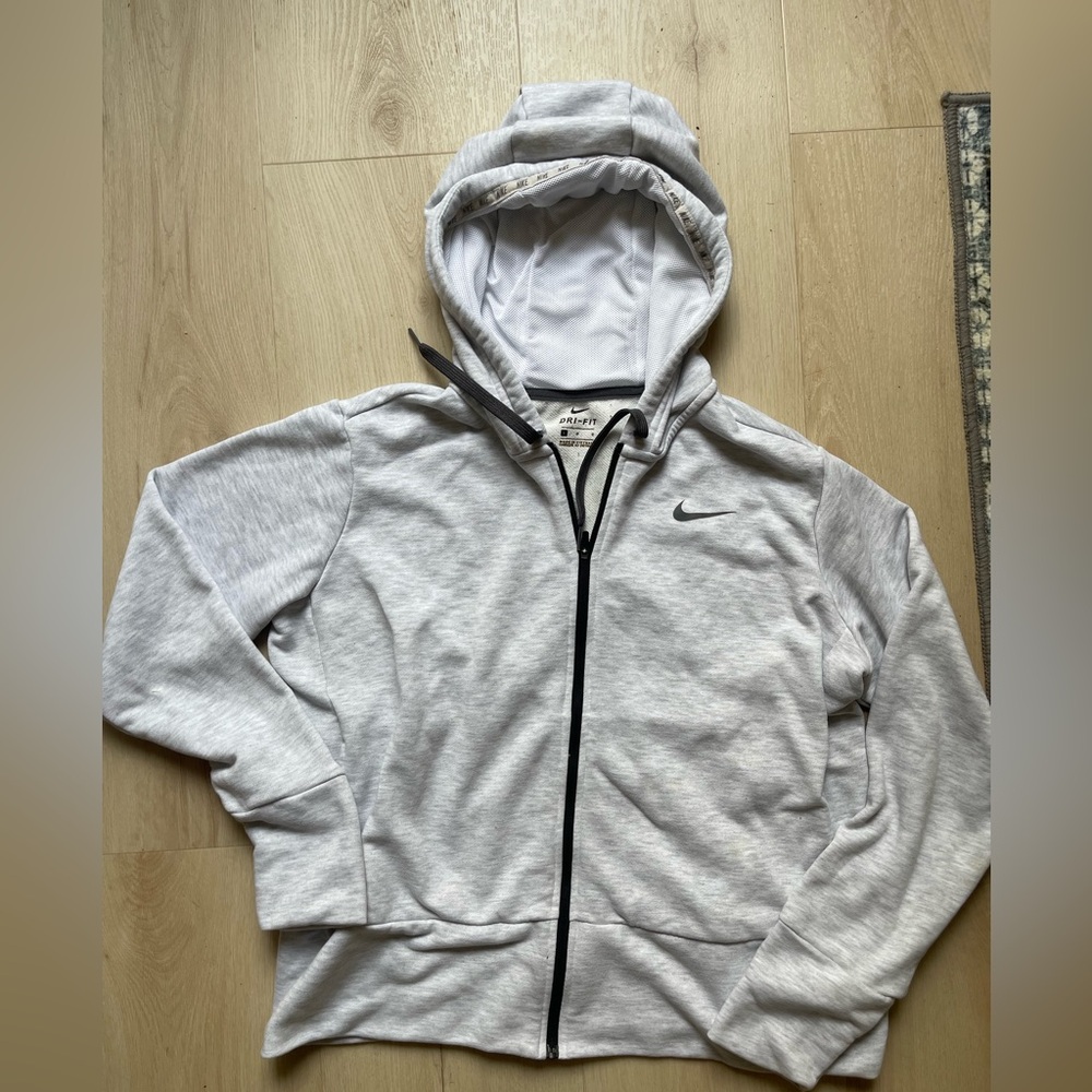 Nike Gray Full-Zip Hoodie